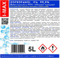 IPA I-MAX - alkohol izopropylowy 99,9%, izopropanol do odtłuszczania lakieru - 5L