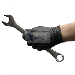 NITRYL BLACK rękawice nitrylowe, rękawiczki - rozmiar M  - 100 sztuk