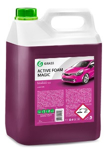 GRASS - Active Foam Magic - skoncentrowana, kolorowa piana aktywna do bezdotykowego mycia pojazdów - 6kg