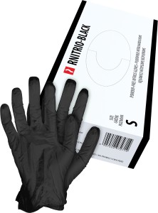 rękawice nitrylowe RNITRIO BLACK / 100 sztuk / rozmiar XL